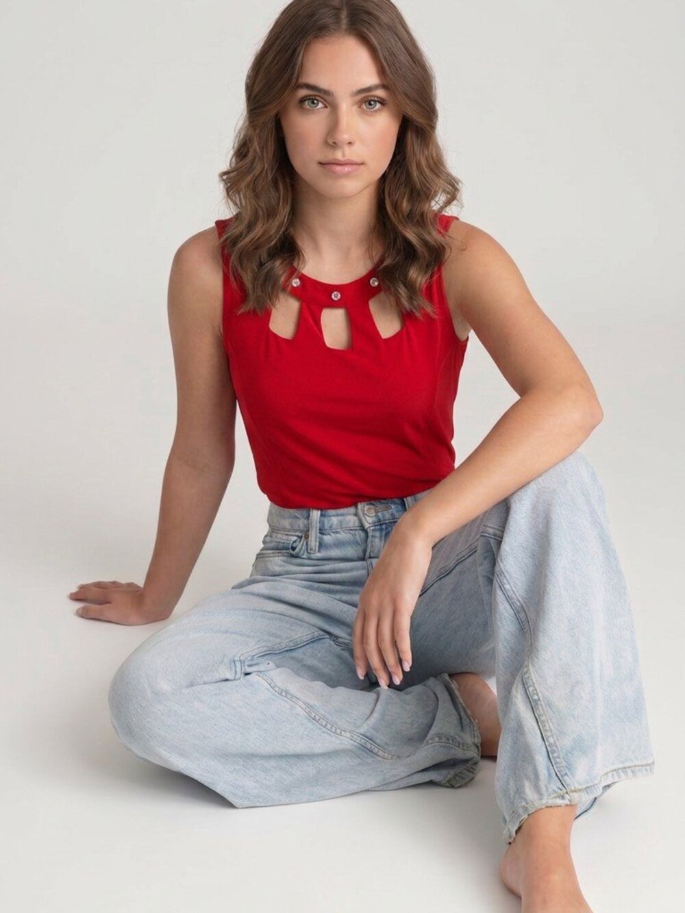 Diana Belle Red Top